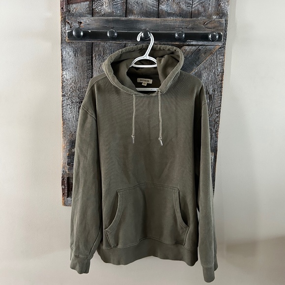 Men's Goodthreads Hoodie Army Green - Size XXL - Picture 1 of 3